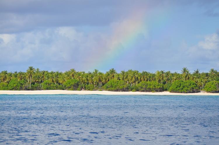Photo of Bikini Island in the Marshall Islands in August 2015. Taken by Emlyn Hughes, Director of the K=1 Project.