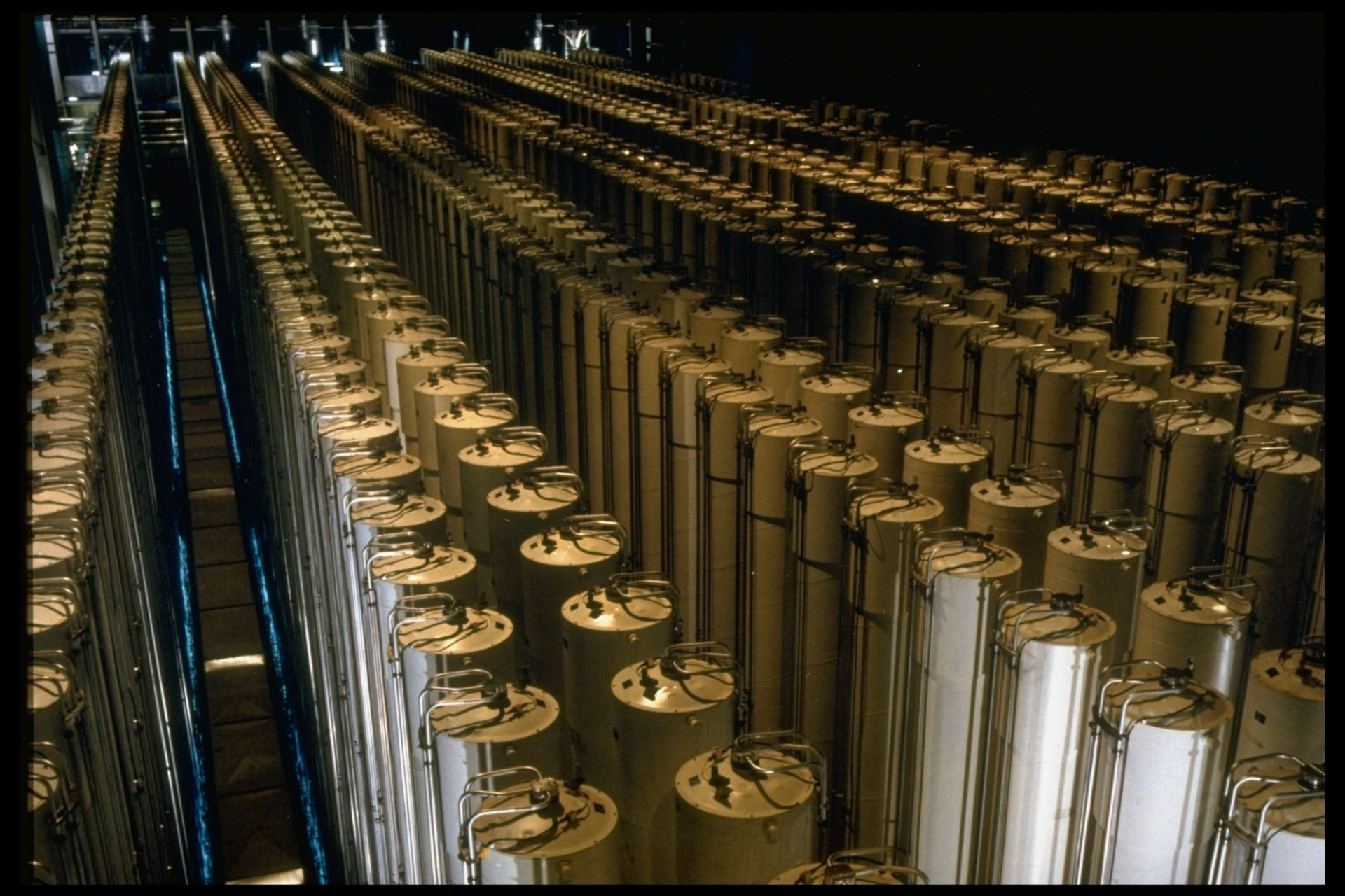 Centrifuges at a US enrichment plant, image from energy.gov Centrifuges