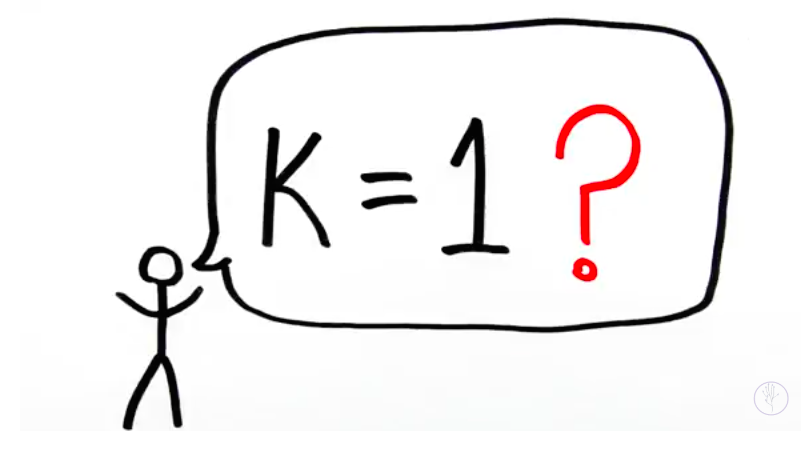 Why K=1