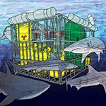 How do you keep nuclear materials away from predators?