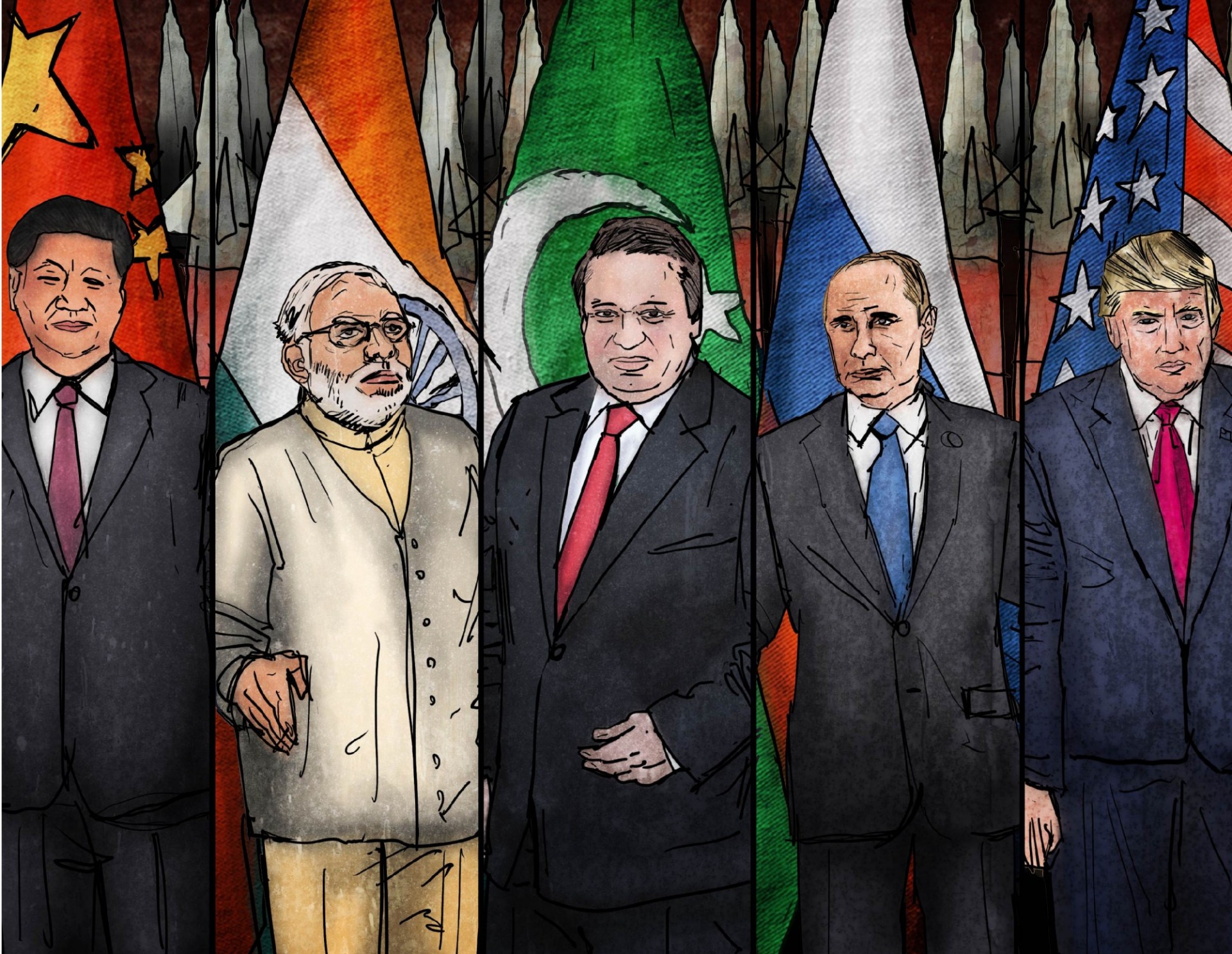5 nuclear powers